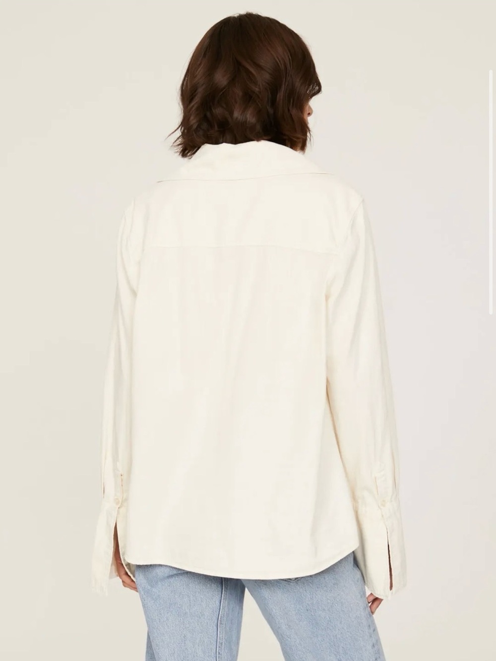 WeWoreWhat Dani Shirt in Ivory 🤍 - Picture 7 of 8